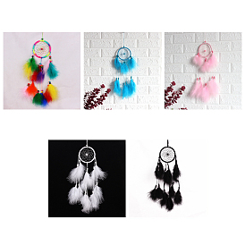 Dream Catcher Crafts Home Feather Ornament Handwoven Wind Chime Japanese and Korean Room Decoration