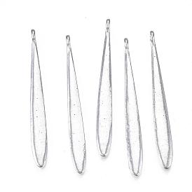 Pendentifs en alliage de zinc, batte de baseball, sans cadmium et sans plomb