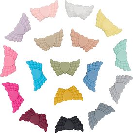 17 шт. 17 цветные экологически чистые силиконовые шарики для пищевых продуктов, сердце с крыла