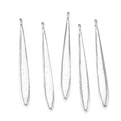Pendentifs en alliage de zinc, batte de baseball, sans cadmium et sans plomb