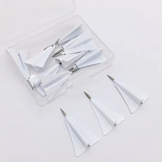 Plastic Push Pins, Darts, with Steel Pins, for Photos Wall, Maps, Bulletin Board or Corkboards, Airplane