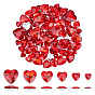 78 шт. 6 стиль стеклянные кабошоны со стразами, задние и задние, сердце