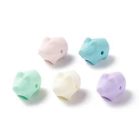 Silicone Focal Beads, Pig