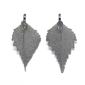 Большие подвески из железа , гальванический натуральный лист, лист