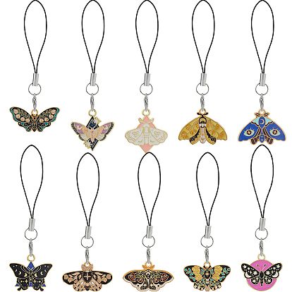 10Мобильные ремни из сплава эмали, бабочка