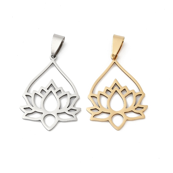 201 подвески из нержавеющей стали, лотос