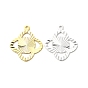 Brass Pendants, Cadmium Free & Lead Free, Clover Charm