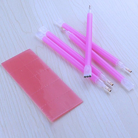 Plastic Diamond Painting Point Drill Pen, Able to Hold Diamond, Diamond Painting Tools, with Glue Clay