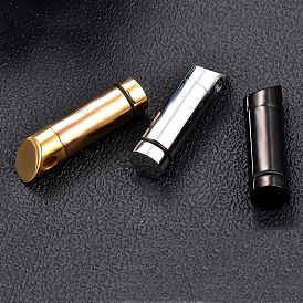 Openable Stainless Steel Memorial Urn Ashes Pendants, Bullet