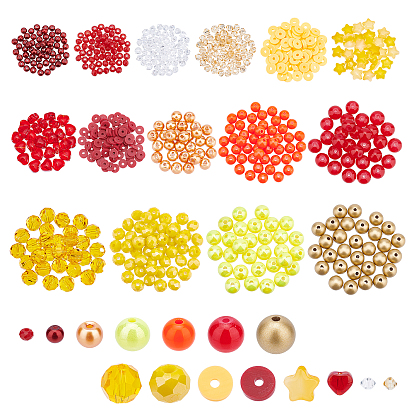 Imitations de perles de cristal autrichien, grade de aaa, facette