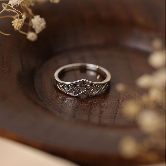 Звезда 925 кольца из стерлингового серебра для женщин