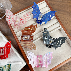 Halloween Bat Acrylic Claw Hair Clips, Hair Accessories for Women & Girls