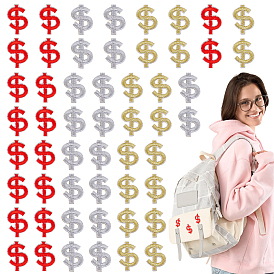 60 шт. 3 цвета знак доллара компьютерная вышивка ткань самоклеящиеся заплатки, наклеить патч, аксессуары для костюма, аппликация