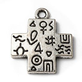 Tibetan Style Alloy Pendants, Cross