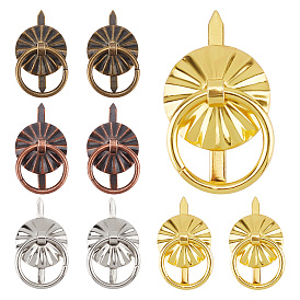 40 шт 4 стиль железный круглый шкаф ручка ручка-скоба