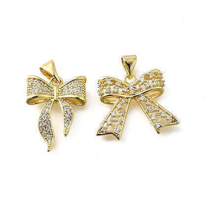 Латунные микро проложить кубического циркония подвески, бантом, стойки покрытие, долговечный, без свинца и без кадмия