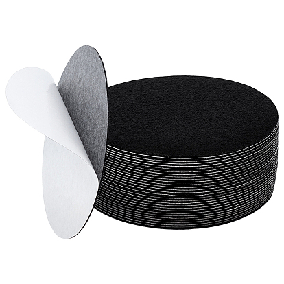 30шт. самоклеящиеся войлочные подушечки, круглые