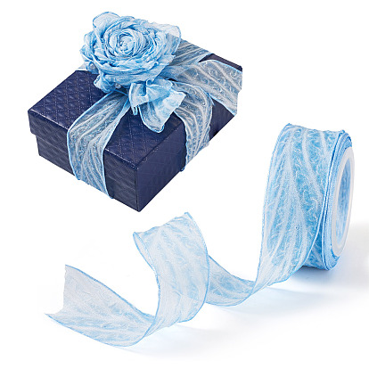 Polyester Crumpled Ribbon, for Bowknot, Flower, Gift Decoration