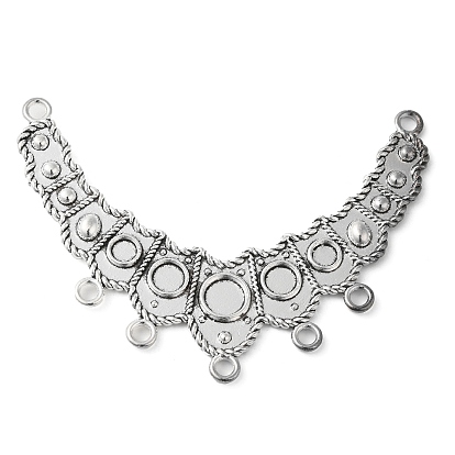 Тибетский стиль настройки разъем сплава кабошон, без свинца и без кадмия