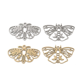 201 подвески из нержавеющей стали, лазерная резка, бабочки прелести