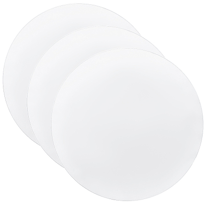 Прозрачные акриловые листы, плоско-круглые