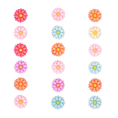 Cabuchones de resina, flor