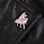 Cute Cartoon Piano Brooch Pin for Girls - Enamel Alloy Music Accessory