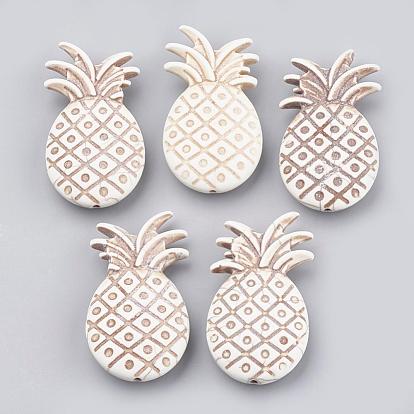 Synthetic Magnesite Beads, Pineapple