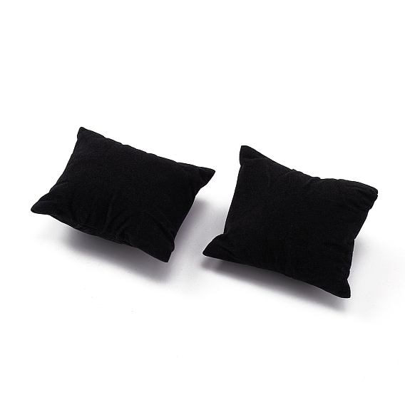 Бархатной подушке браслет ювелирные часы дисплей, с губкой, прямоугольные