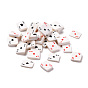 Mini Playing Card Handmade Polymer Clay Cabochons, Polymer Clay Slices for Nail Art & Phone Cases, Rectangle with Spade Ace or Heart Ace or Diamond Ace or Club Ace