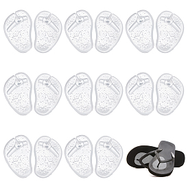 Gorgecraft 6 Pairs Silicone No Slip Flip Flop Pads, Forefoot Padding Inserts Gel Pads