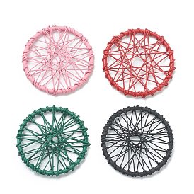 Alloy Component Links, Flat Round