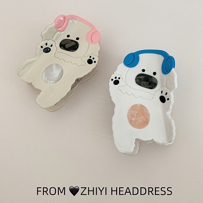 Заколки для волос в форме когтей из ацетата целлюлозы, аксессуары для волос для женщин и девочек, собака