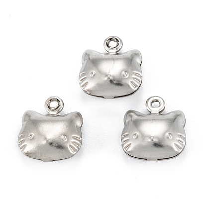 316 Surgical Stainless Steel Charms, Cat