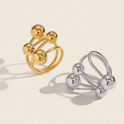 304 открытые манжеты из нержавеющей стали для женщин