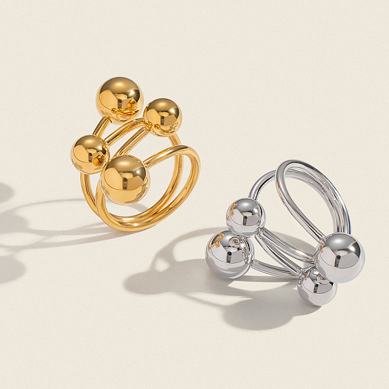 304 открытые манжеты из нержавеющей стали для женщин