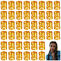 300 piezas de aluminio rastas perlas decoración del cabello, puños de pelo en espiral