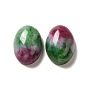 Natural Gemstone Cabochons, Dyed, Oval