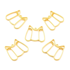 Alloy Open Back Bezel Pendants, for DIY UV Resin, Epoxy Resin, Pressed Flower Jewelry, Cadmium Free & Lead Free, Cat