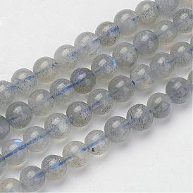 Природные лабрадорита бисер нитей, круглые