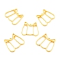 Alloy Open Back Bezel Pendants, for DIY UV Resin, Epoxy Resin, Pressed Flower Jewelry, Cadmium Free & Lead Free, Cat