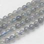 Природные лабрадорита бисер нитей, круглые
