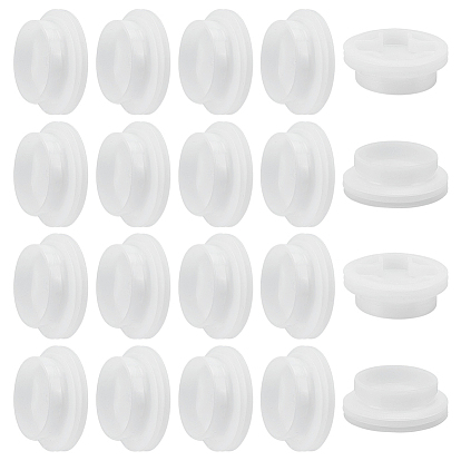 20шт. полиэтиленовые винтовые крышки, круглые