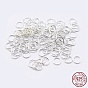 925 Sterling Silver Open Jump Rings, Saw Cut Round