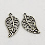 Подвески в тибетском стиле , лист, 18x10x1 мм, отверстие : 1 мм