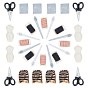 Opaque Resin Cabochons, Sewing Tools, Scissor & Spoon Dress & Tapeline & Half Oval with Spot & Half-Cylinder