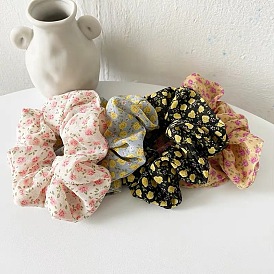 Floral Headband for Women, Vintage Forest Style Hair Accessories with Elastic Band