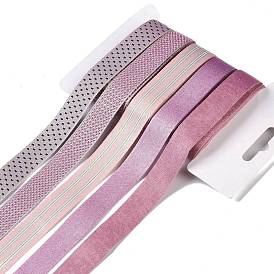 Polyester & Polycotton Ribbons Sets, for Bowknot Making, Gift Wrapping