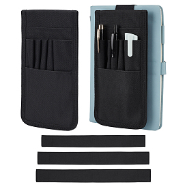 Чехол для ручек из оксфордской ткани с эластичной резинкой для блокнота