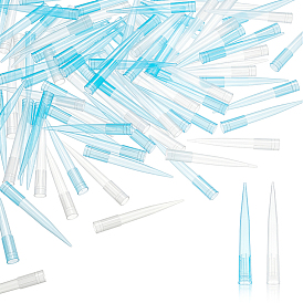 600шт. 2 цветные пластиковые наконечники для лабораторных пипеток, принадлежности наконечника насадки для жидкой пипетки, для лабораторных принадлежностей